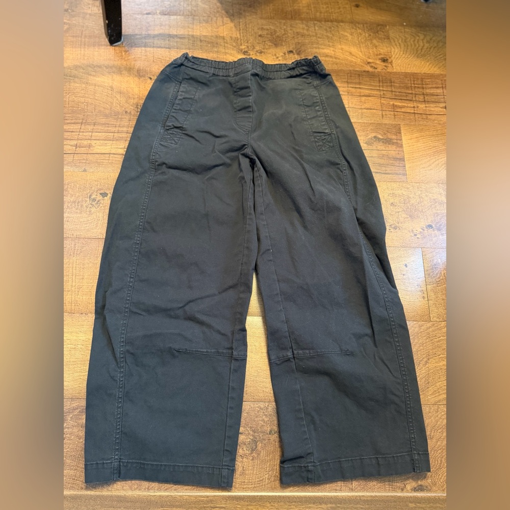 Banana Republic Black Cargo Pants with Elastic Waist